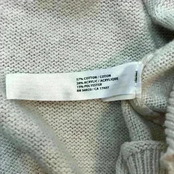 Old Navy Tan & White Polka Dot Cardigan Size Small - Picture 6 of 8